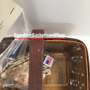 Longaberger 2009 Heritage Days Basket w/ Liner, Protector & Tie On*