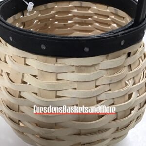 Longaberger Lidded Snowman Basket Prototype SIGNED*