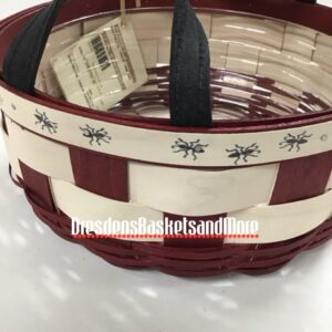Longaberger 2014 Summertime Celebrations - Darning Basket w/ Protector*