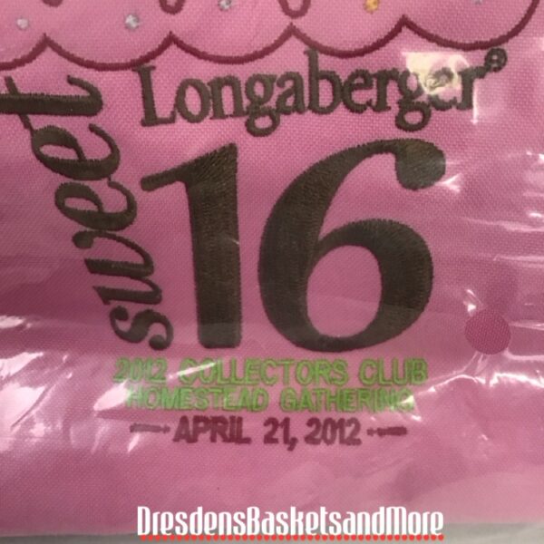 Longaberger 2012 Gathering Event Sweet 16 Tote