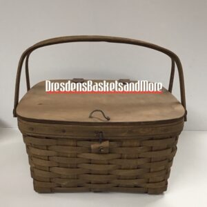Longaberger 1981 Small Picnic w/ Wood Riser