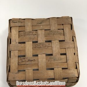 Longaberger 1977 Square Basket* SIGNED