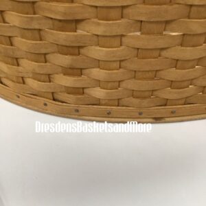 Longaberger 2004 Family Legacy Basket Set W/ Woodcrafts Lid & Ceramic Insert*