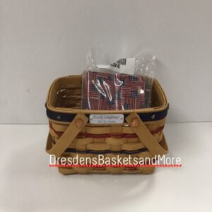 Longaberger 2002 Bee Basket w/ Liner & Protector SIGNED