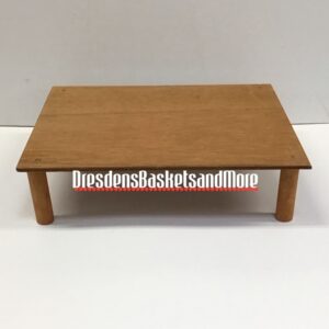 Rectangle Riser Dark Stain*