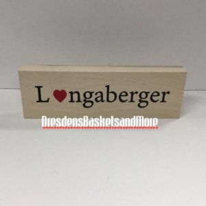 Longaberger Woodcrafts Block