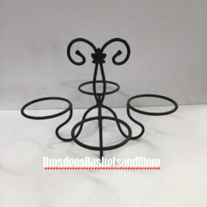 Longaberger Wrought Iron Dessert Bowl Caddy*