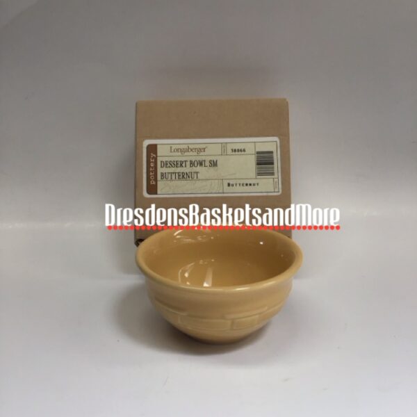 Longaberger Butternut Dessert Bowl NIB