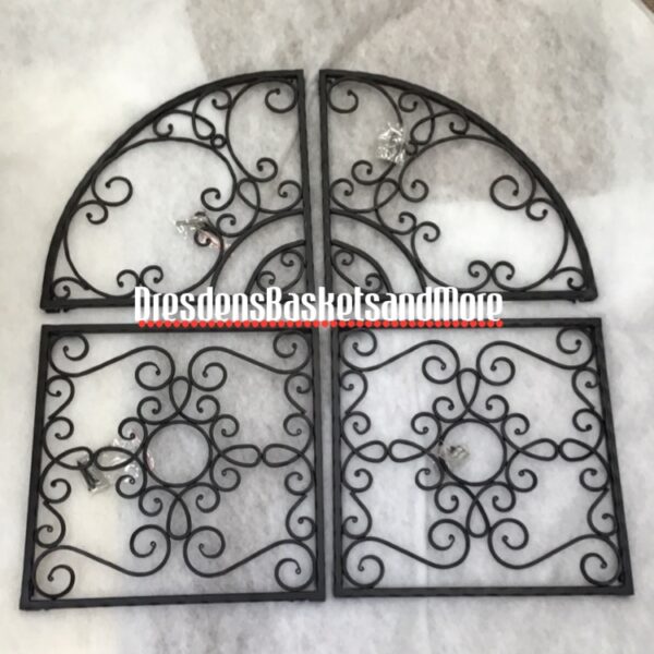 Hammered Metal Longaberger 4 Piece Wall Set