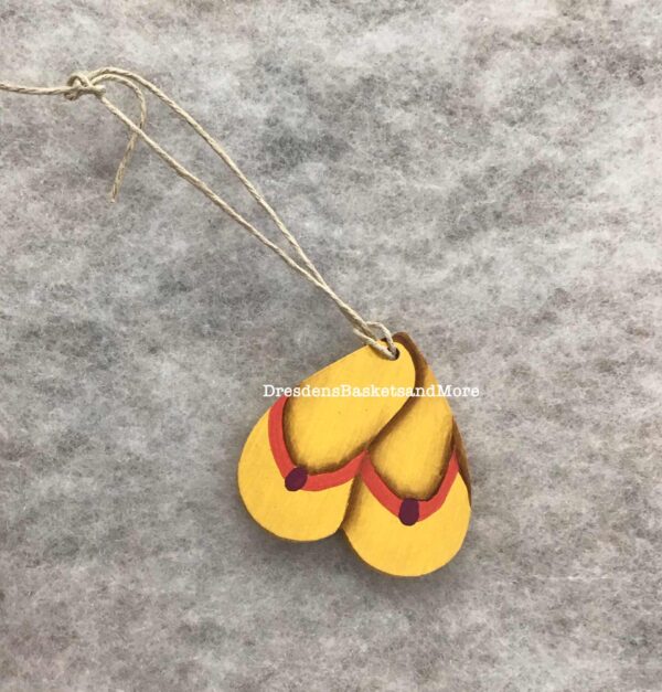 Flip Flop Hand Painted Tie On