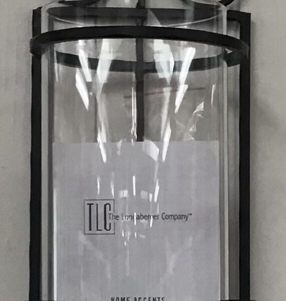 Longaberger Hammered Metal Wall Sconce NIB