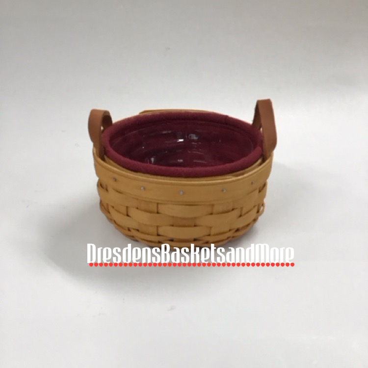 Longaberger 2002 Classic Saffron Basket Combo