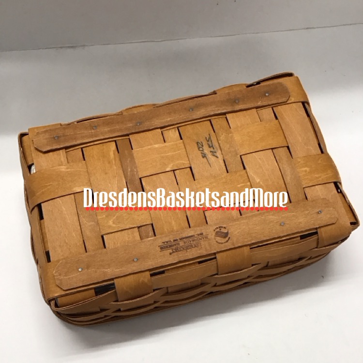 Longaberger 2015 Small Tabletop Serving Basket w/ Protector*