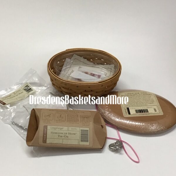 Longaberger 2003 Horizon of Hope Warm Brown Set