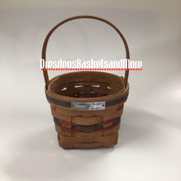 Longaberger 1989 Inaugural Basket w/ Protector*