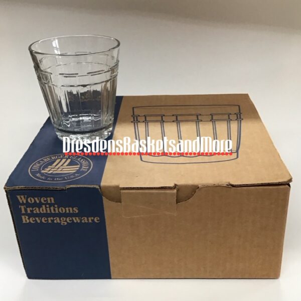 Longaberger Beverageware 12oz Glasses Set of 4 NIB