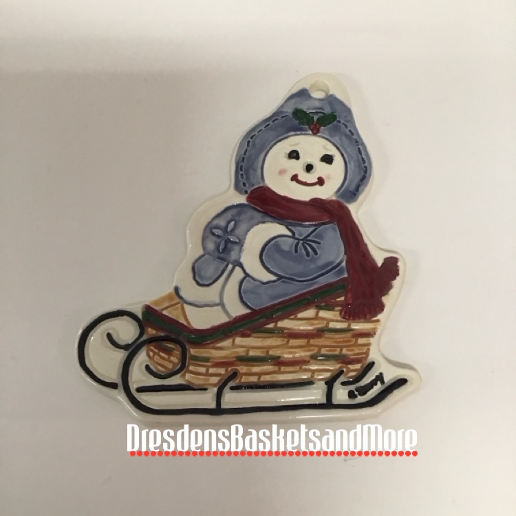 Carol Berry Snowman Hanger*