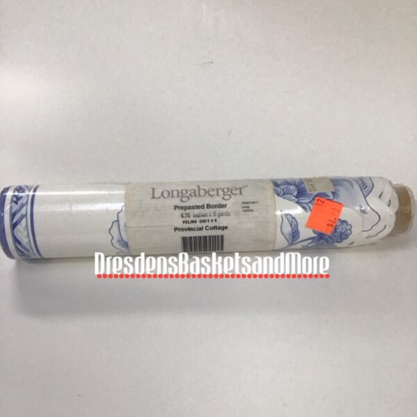 Longaberger Prepasted Border Provincial Cottage NIP