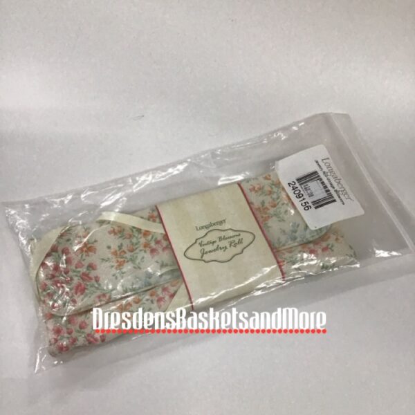 Longaberger Vintage Blossoms Jewelry Roll NIP