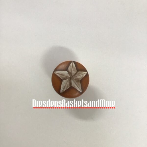 Handpainted Knob Small Star