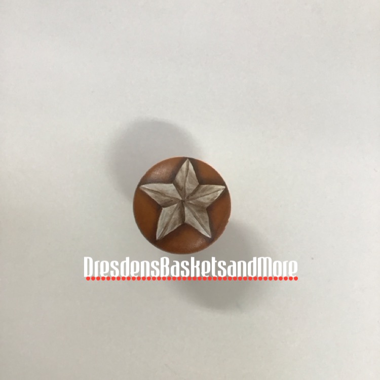 Handpainted Knob Small Star