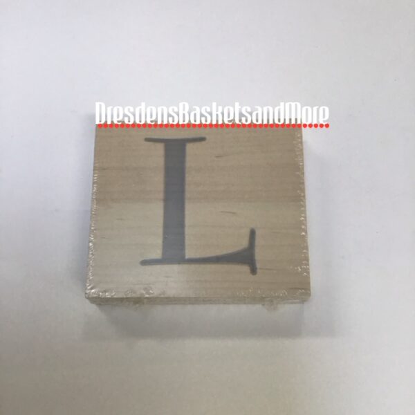 Longaberger Woodcrafts Block Letter "L"
