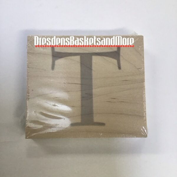 Longaberger Woodcrafts Block Letter "T"