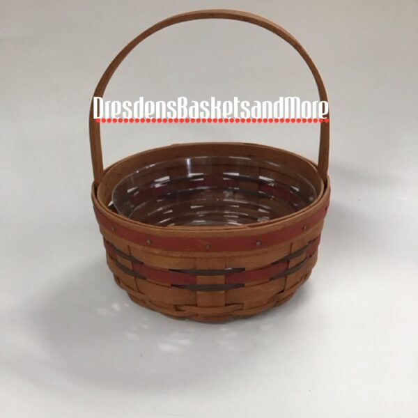 Longaberger 1989 All American Stitching Basket w/Protector