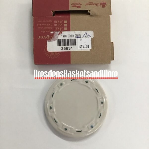 Longaberger Heritage Green Mug Cover NIB