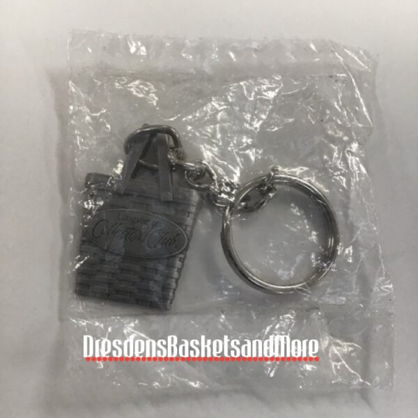 Longaberger Collectors Club Pewter Keychain NIP
