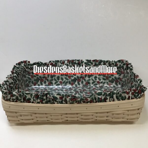 Longaberger 2001 Hostess Whitewash Serving Tray Combo*