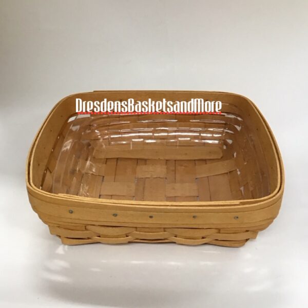 Longaberger 1999 8x8 Serving Solutions Basket w/ Protector