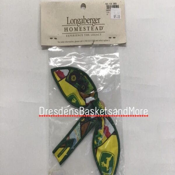 Longaberger Homestead Handle Tie John Deere
