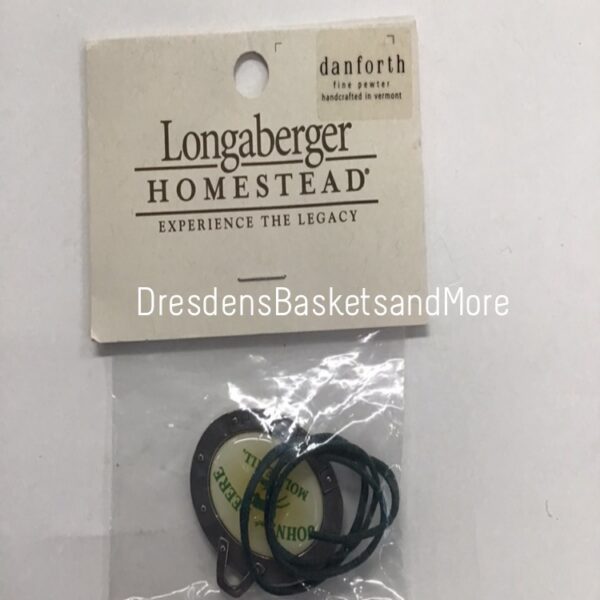 Longaberger Homestead Danforth John Deere Tie-On