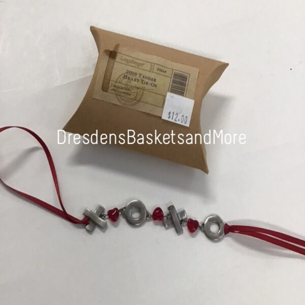 Longaberger 2009 Tender Heart Tie-On