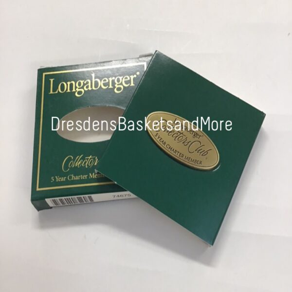Longaberger C.C. 5 Year Charter Member Lapel Pin