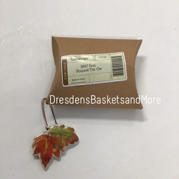 Longaberger 2007 Fall Foliage Tie-On