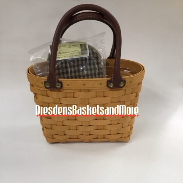 Longaberger 2001 Small Boardwalk Basket Combo
