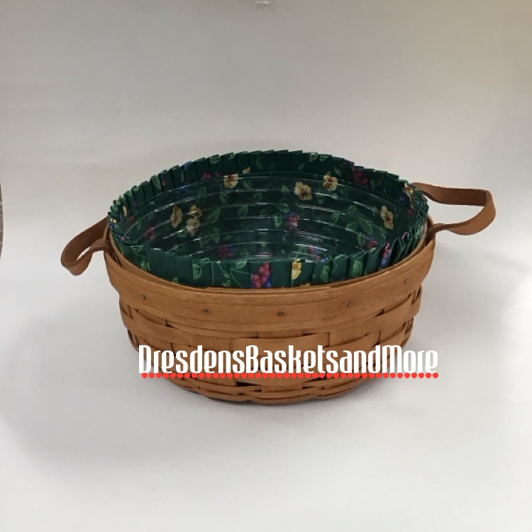Longaberger 1990 Darning Basket Combo