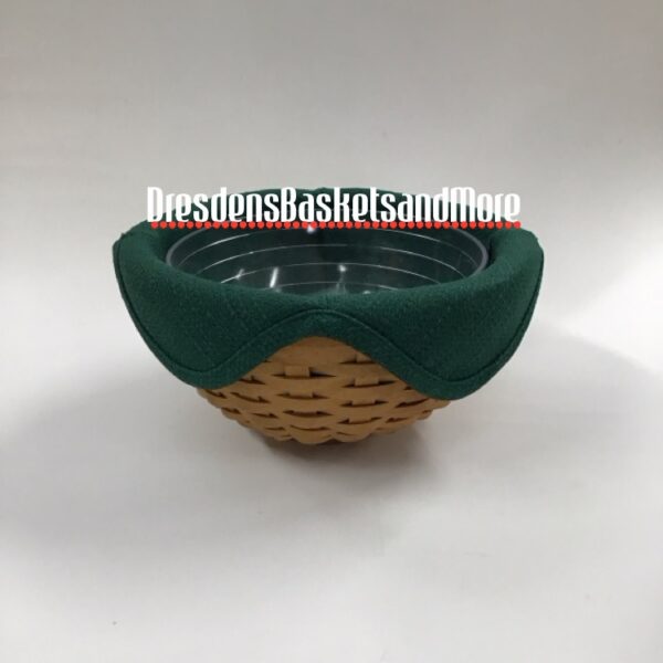 Longaberger 2003 7” Bowl Basket Combo