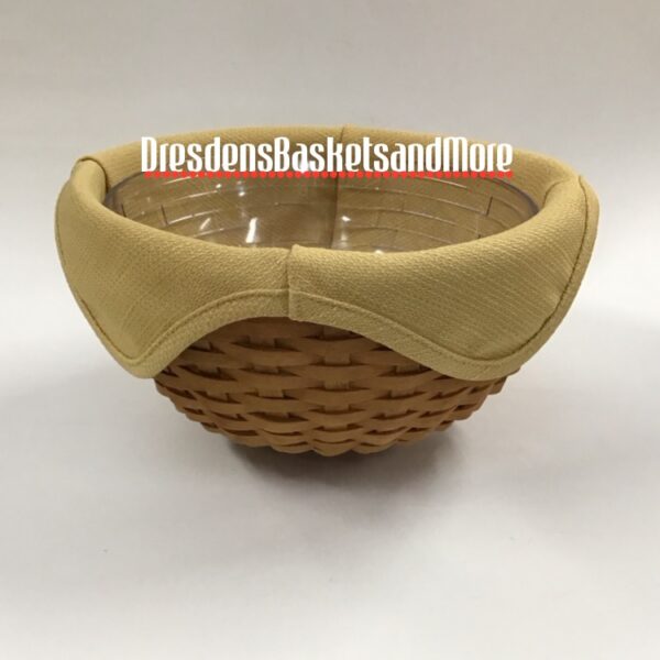 Longaberger 2003 9” Bowl Basket Combo