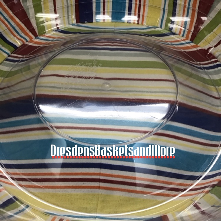 Longaberger 2005 Serve Around Basket w/ Liner & Lidded Protector*