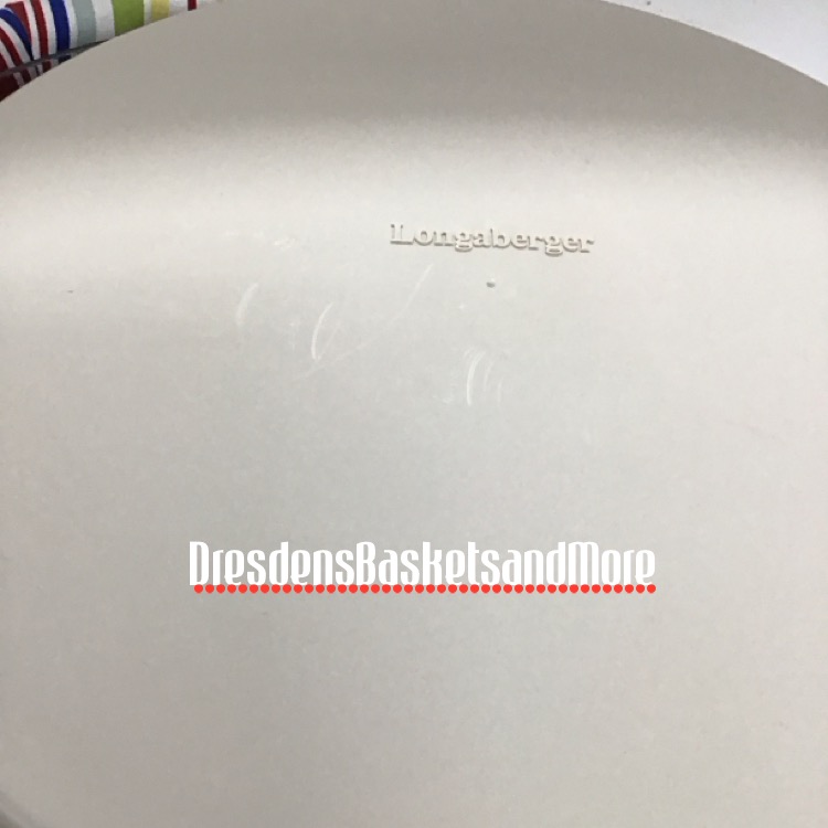 Longaberger 2005 Serve Around Basket w/ Liner & Lidded Protector*