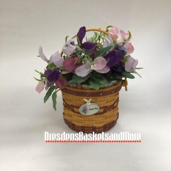 Longaberger 2007 May Series Miniature Sweet Pea Set