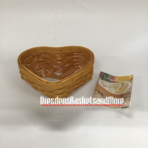 Longaberger 2000 Little Love Basket w/ Protector
