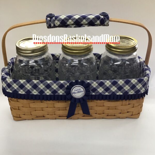 Longaberger 2003 Blue Ribbon Canning Basket Set