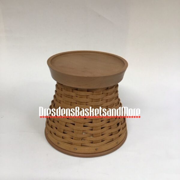 Longaberger 2005 Woven Pedestal Base w/ Candle Plate