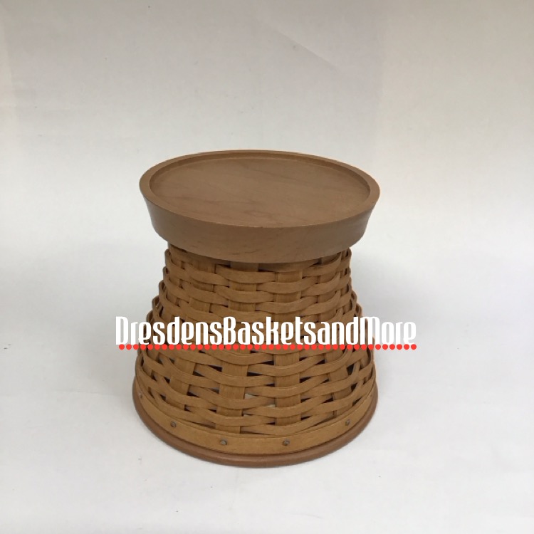 Longaberger 2005 Woven Pedestal Base w/ Candle Plate