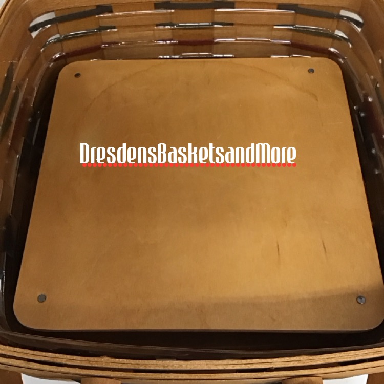 Longaberger 1996 Woven Traditions Cake Basket W/Riser & Protector*