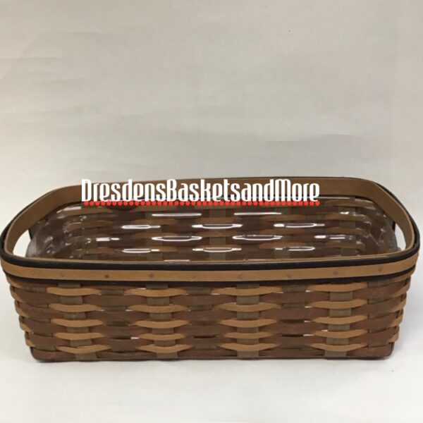 Longaberger 2009 Side Handled Chestnut Pantry w/ Protector